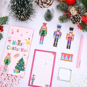 Noël Casse-noisette ensemble de papeterie notes autocollantes bloc-notes mignon