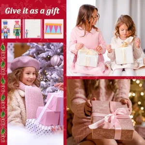 Ensemble de notes autocollantes de Noël papeterie mignonne bloc-notes cadeau autocollants