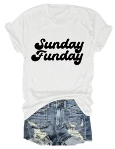 Casual dames korte mouw t-shirt met ronde hals en briefprint en denim shorts set.