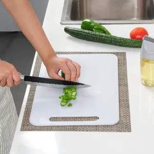 Thick plastic cutting board for kitchen chopping chopping board food grade chopping block with handle