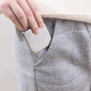 Portable compact mirror, double-sided folding pocket cosmetic mirror for daily travel use.