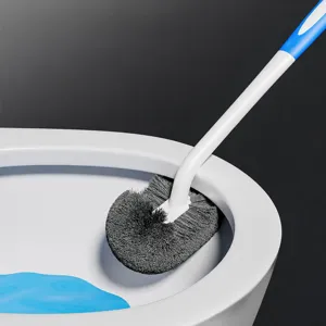 Huishoudelijke toiletborstel met lange steel en zachte haren voor badkamerreiniging
