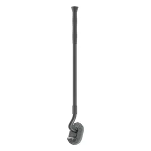 Long handle telescopic toilet brush for bathroom deep cleaning and toilet bowl care