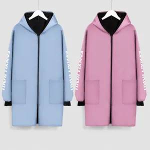 Ενήλικας Αδιάβροχο με Φόδρα Fleece Поδιά Маκρύ Μανίκι Με Куκούλα Руχα Εργασίας Кoуζίνα Мageiremata Xeimerinos Thermikos Panco