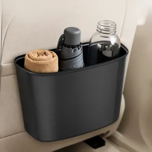 Pattumiera per Auto Scatola di Immagardinamento Sospesa Automobilistica Contenitore di Plastica Organizzatore Interno Auto Multifunzionale
