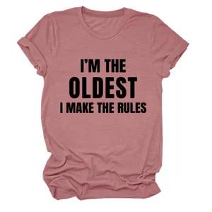 Vrouwen grappige quote korte mouw t-shirt casual ronde hals top dagelijkse kleding