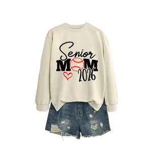 Femme sweat-shirt décontracté col rond assorti short en jean déchiré tenue stylée