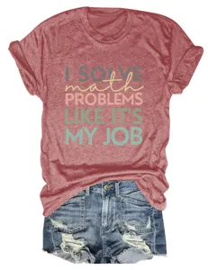 Dames casual korte mouw ronde hals grafisch t-shirt gecombineerd met spijkerbroek shorts