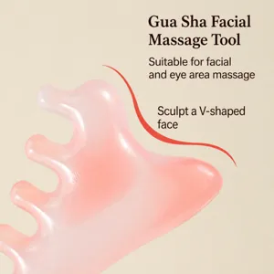 Ergonomisches multifunktionales Gua Sha Gesichtsmassagegerat fur Kopf und Haut