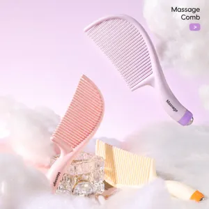 Peigne de Massage Capillaire Portable Avec Billes Brosse Démêlante Masseur de Cuir Chevelu Pour Femmes Enfants Soin Quotidien