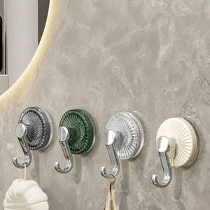 Punch-Free Vacuum Suction Cup Hook Heavy Duty Light Luxury Wall Mounted Hanging Hook For Kitchen Bathroom Home