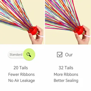 Hand thrown ribbon wedding celebration party streamer colorful hand throw decoration prop game