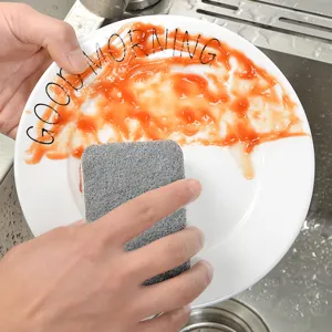 Nano dishwashing sponge kitchen cleaning block for pots and pans heavy duty scrub