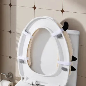 Thickened waterproof toilet seat cover universal household adhesive design comfortable soft cushion
