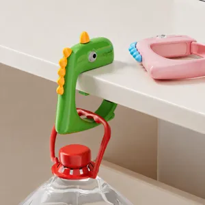 Crochet de bureau dinosaure de dessin animé, sans poinçon côté table rangement lourd.