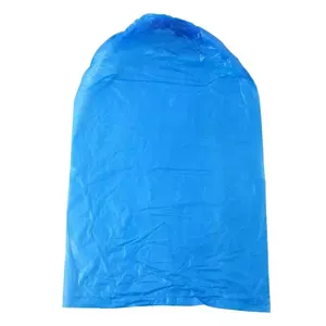 Cubrezapatos de lluvia desechables impermeables antideslizantes de plástico largo