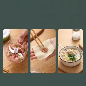 Manual garlic chopper and vegetable cutter for kitchen, multi-functional hand pull food processor.