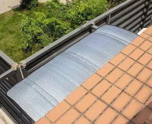 Housse de protection climatiseur extérieur pare-soleil imperméable isolation thermique détail