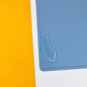 Silicone table mat waterproof placemat rectangular kitchen dining anti-slip heat insulation pad