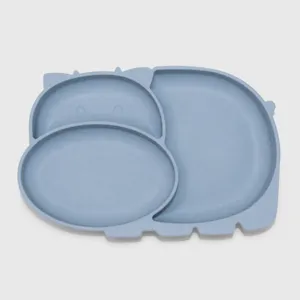 Baby Silicone Divided Dinner Plate Cute Animal Shape Cartoon Toddler Food Feeding Tray Kids Tableware