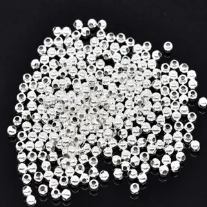 DIY alloy iron spacer beads for handmade jewelry crafting, multi-size bulk accessories main view.
