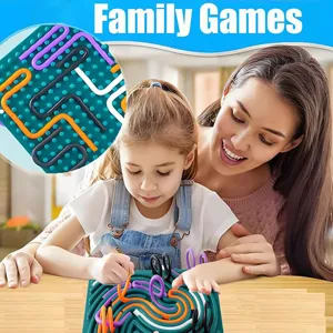 Silicone sensory activity board kids fidget toy designed for early education and stress relief.