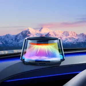 Solar car air freshener diffuser smart perfume ornaments dashboard interior decoration auto accessories