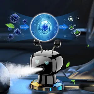 Difusor de aromaterapia para coche robot spray inteligente ambientador para coche.