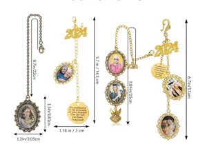 DIY foto hanger boekenlegger vintage ovaal frame 2024 afstuderen herinnering cadeau accessoires