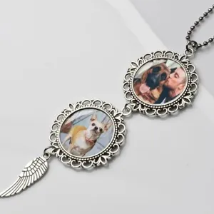 Broche Commémorative Photo DIY Rétro Alliage Nœud Pendentif Gemme Temps Bijou Cadeau Pour Fête de Mariage Unisexe