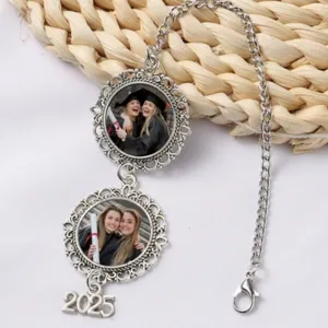 Collier porte-photo DIY pendentif image personnalisée bijoux mémorial de remise des diplômes