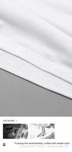 Λεπτομέρεια υφάσματος λευκής πλεκτής μπλούζας και εξαιρετικά ακριβής ραφή κατασκευής.