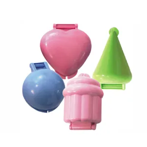 Plastic cake pop molds set, round heart shaped DIY dessert and sushi rice ball tools.