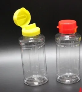 290ml plastic squeeze condiment bottles with flip lids, portable food storage containers.