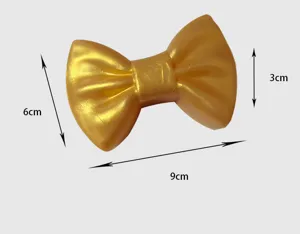 Gold silicone bow pot clip heat insulation handle cover anti-scald kitchen accessories