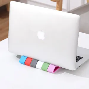 Creative Trapezoid Laptop Stand Adjustable Desktop Computer Cooling Base Holder Plastic Silicone Non-Slip Desk Mount
