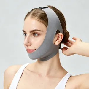 V-face lifting bandage breathable elastic face slimming belt for facial firming and shaping detail