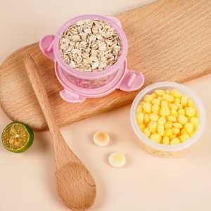 Food-grade thickened sealed baby food storage container for home use and jam packaging.