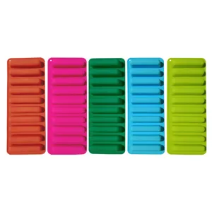 Household Silicone Ice Cube Mold 10 Grid Small Cylinder Ice Tray DIY Creative Ice Making Tool Kitchen Accessories