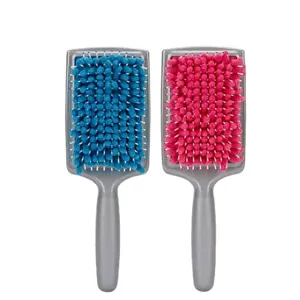 Microfiber quick drying hair brush absorbent sponge comb for home scalp massage tools 2pcs