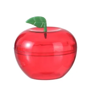 Creative Apple Shaped Plastic Packaging Box Transparent Red Candy Box For Christmas Eve Wedding Party Gift Storage