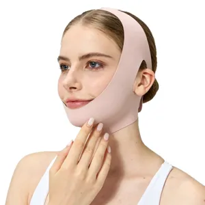V-line face lifting bandage face slimming mask, breathable elastic facial shaping tool.