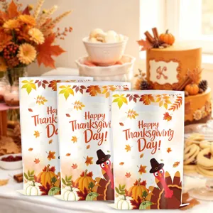 Thanksgiving Truthahn Plastik Geschenktüten Party Gastgeschenke Herbst Feiertag Dekoration