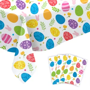 Ostern hase ei tischdecke party set wasserdicht kunststoff tischabdeckung kinder geburtstag