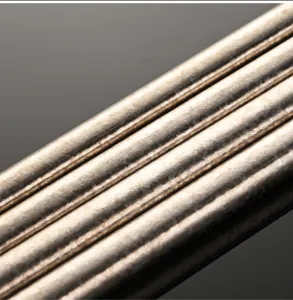 Pure titanium lengthened frying chopsticks with crystal texture, perfect for cooking.