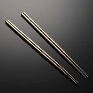 Pure Titanium Lengthened Frying Chopsticks Crystal Texture Lightweight Home Kitchen Cooking Tool Hotel Tableware