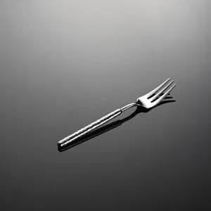 Stainless steel hammered dessert fork, premium cutlery for home and hotel use.