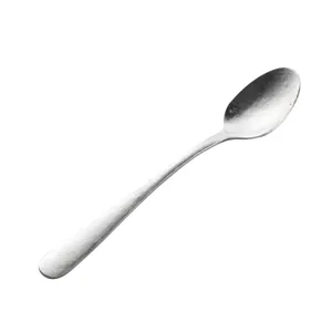 Petite cuillère à épices en titane pur, mini cuillère d'assaisonnement avec long manche.