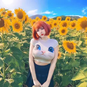 Camiseta crop top corta de manga corta para mujer con estampado de gato estilo verano
