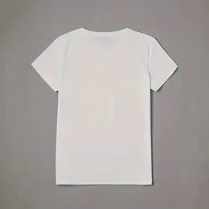 Women Casual Solid Color Short Sleeve T-Shirt Basic V-Neck Pullover Top For Women Fashion Clothing